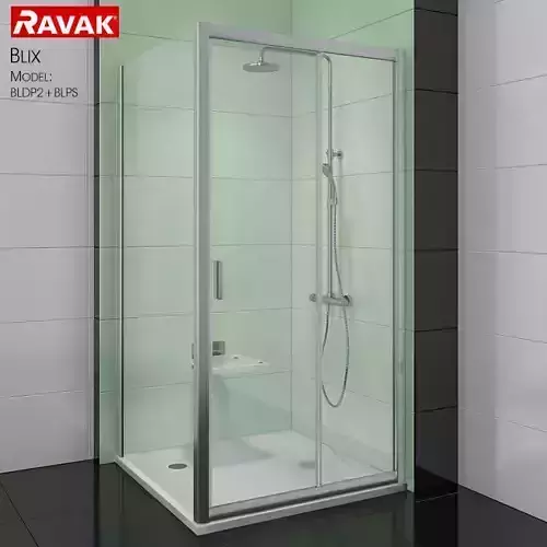 Shower room Ravak Blix - model BLDP2-BLPS