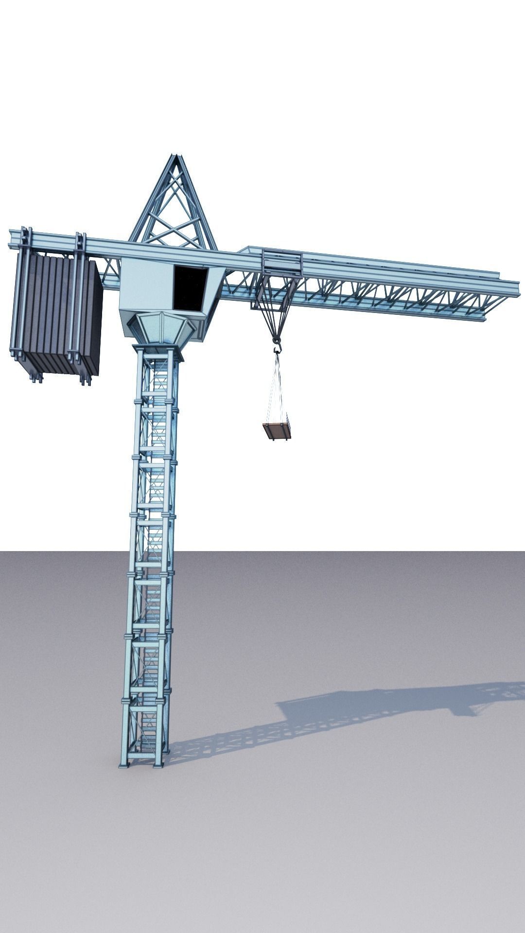 Crane 3D model_7