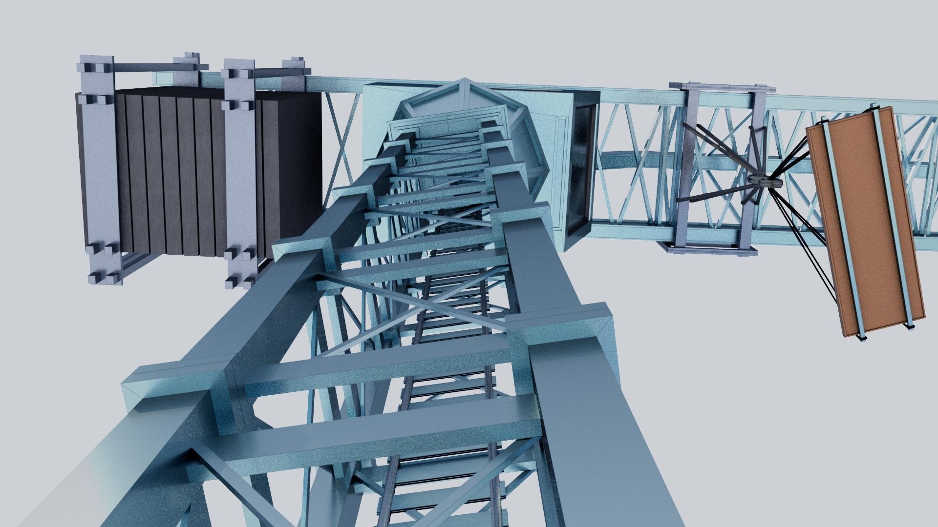 Crane 3D model_9