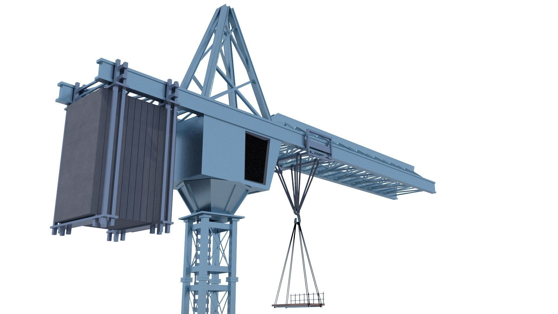 Crane 3D model_6