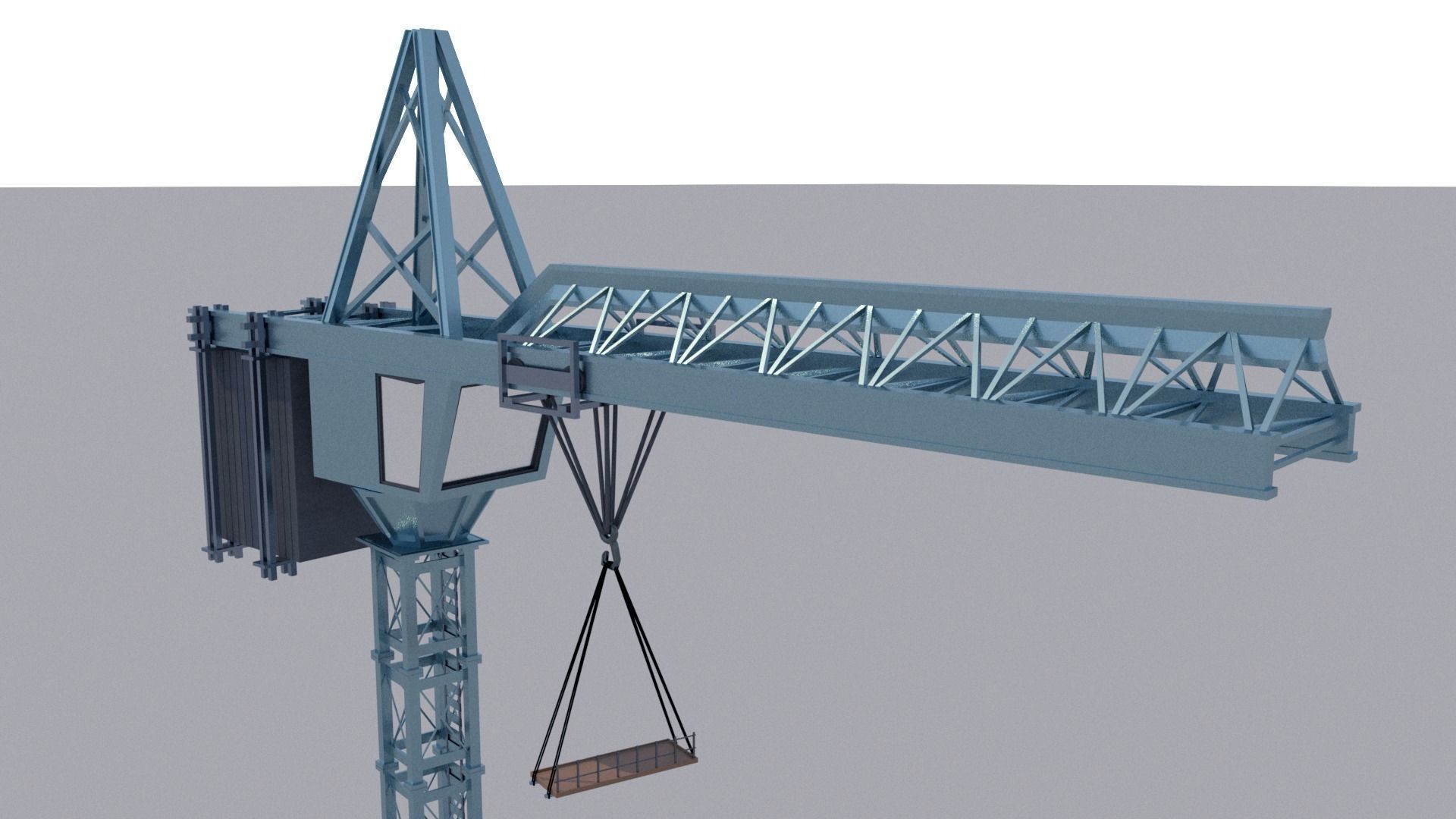 Crane 3D model_3