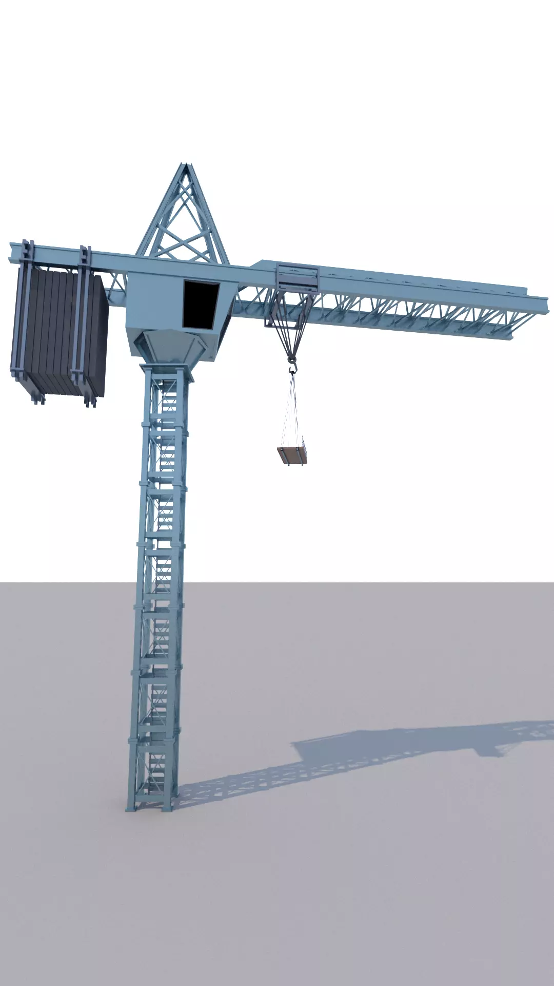 Crane 3D model_0