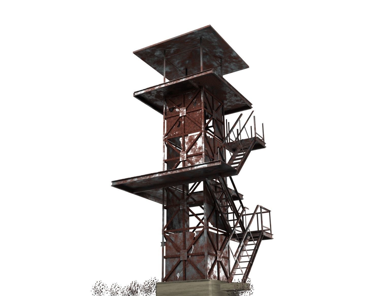 careful tower 2 3D model_0
