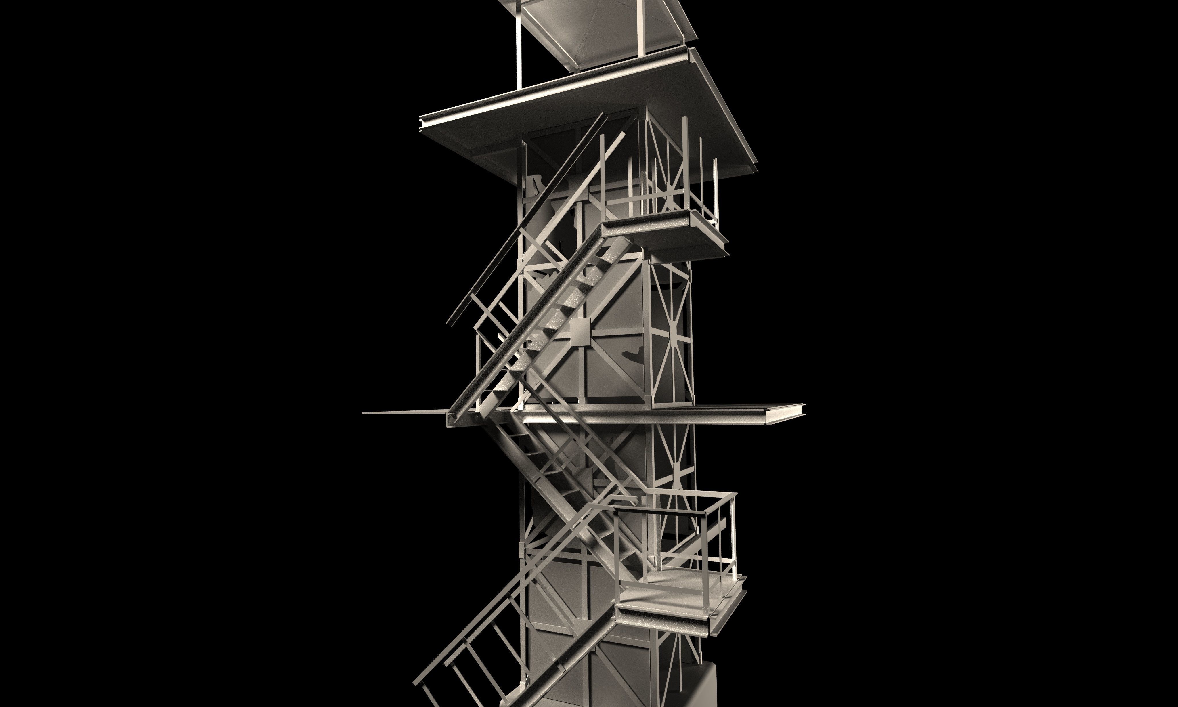 careful tower 2 3D model_5
