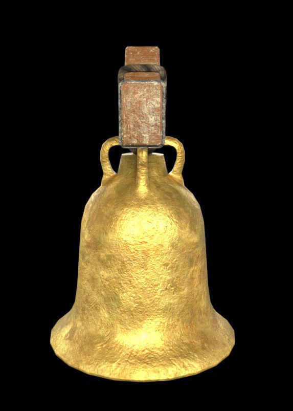 Bell 2 - PBR - Textured Low-poly 3D model_1