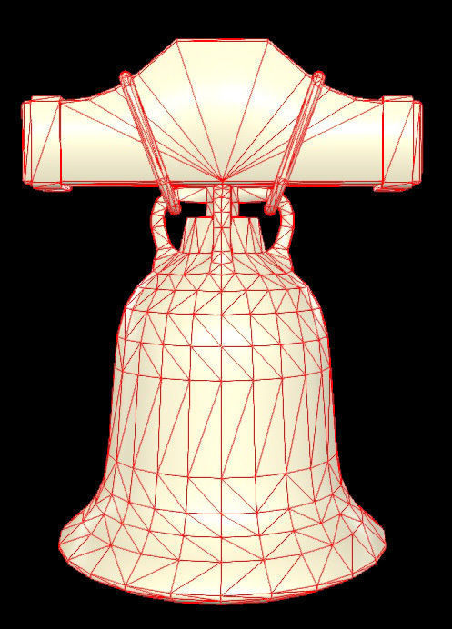 Bell 2 - PBR - Textured Low-poly 3D model_4