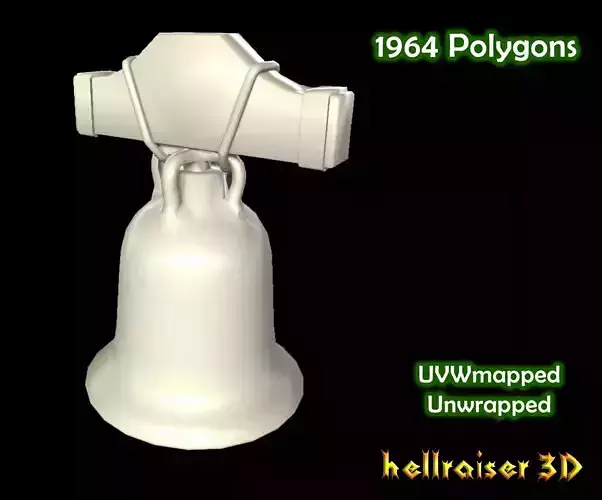 Bell 2 Low-poly 3D model