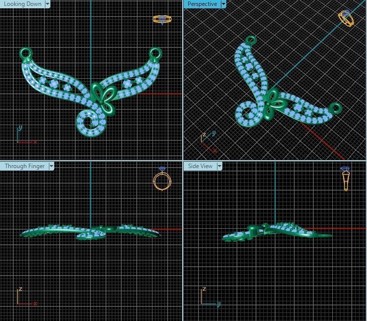 Pendant T00391 3D print model_2