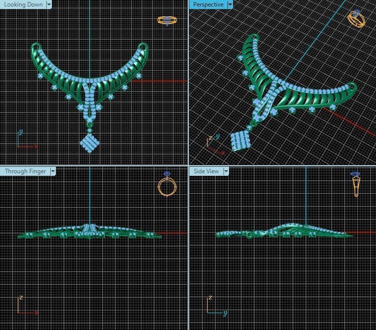 Pendant T00394 3D print model_2