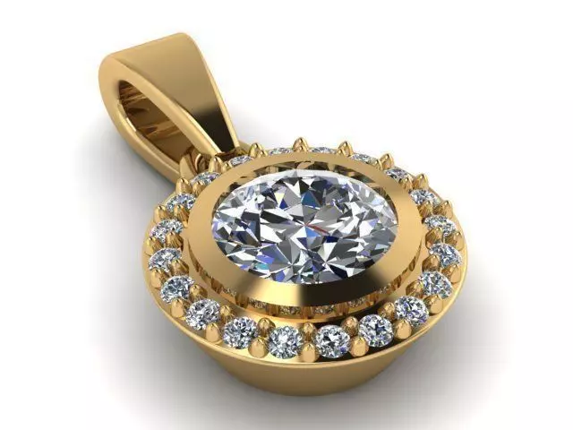 Pendant T00395 3D print model_0