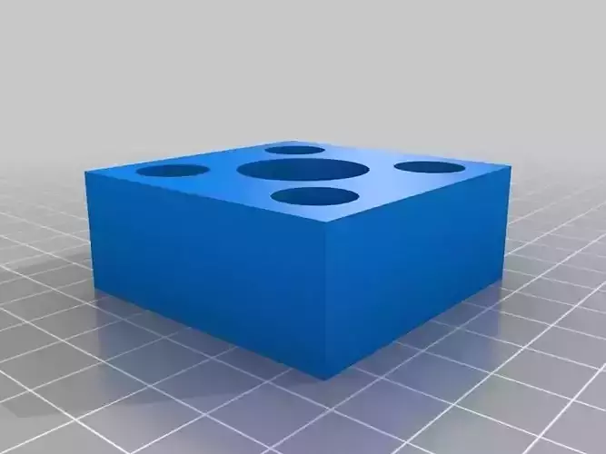 universal horizontal bearing holder script- openscad Free 3D print model