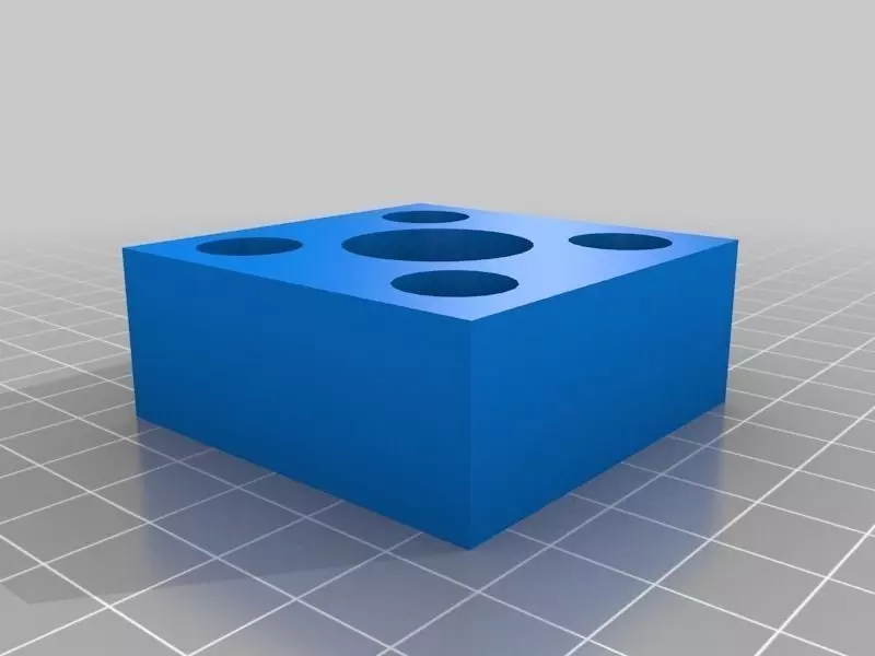 universal horizontal bearing holder script- openscad Free 3D print model_0