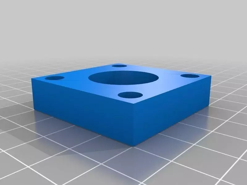 22mm bearing holder horizontal mount Free 3D print model
