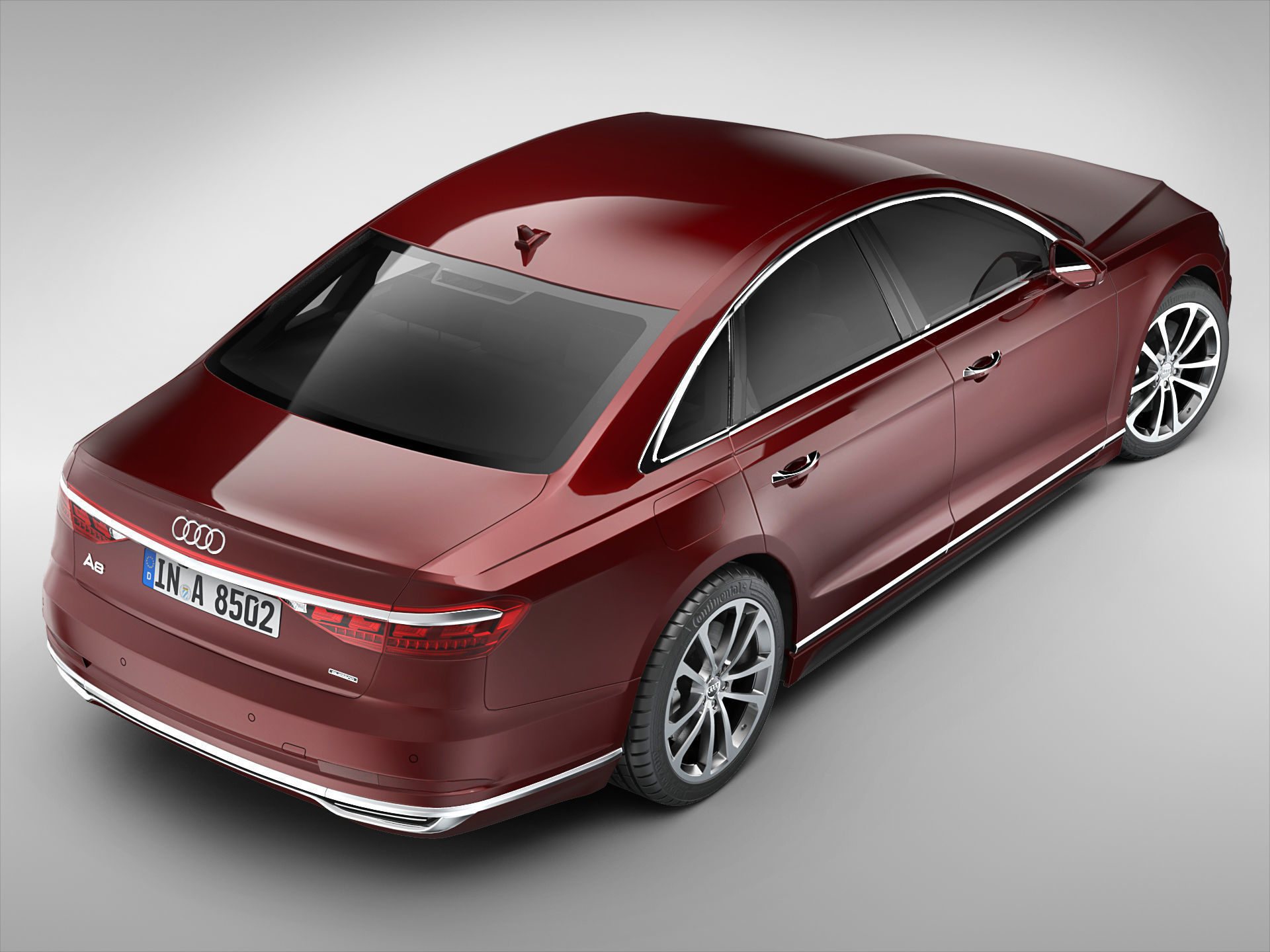 Audi A8 2018 3D model_2