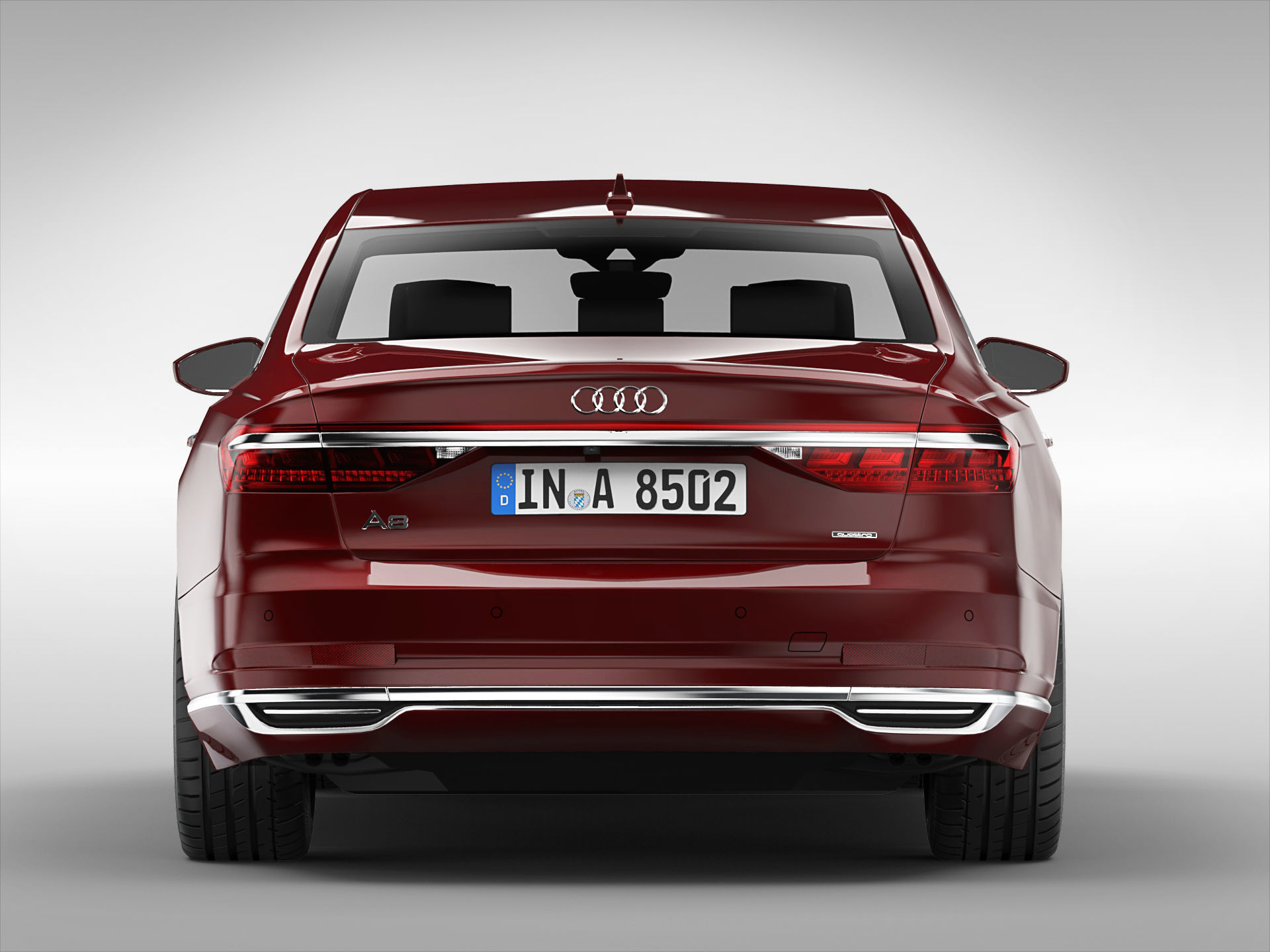 Audi A8 2018 3D model_5