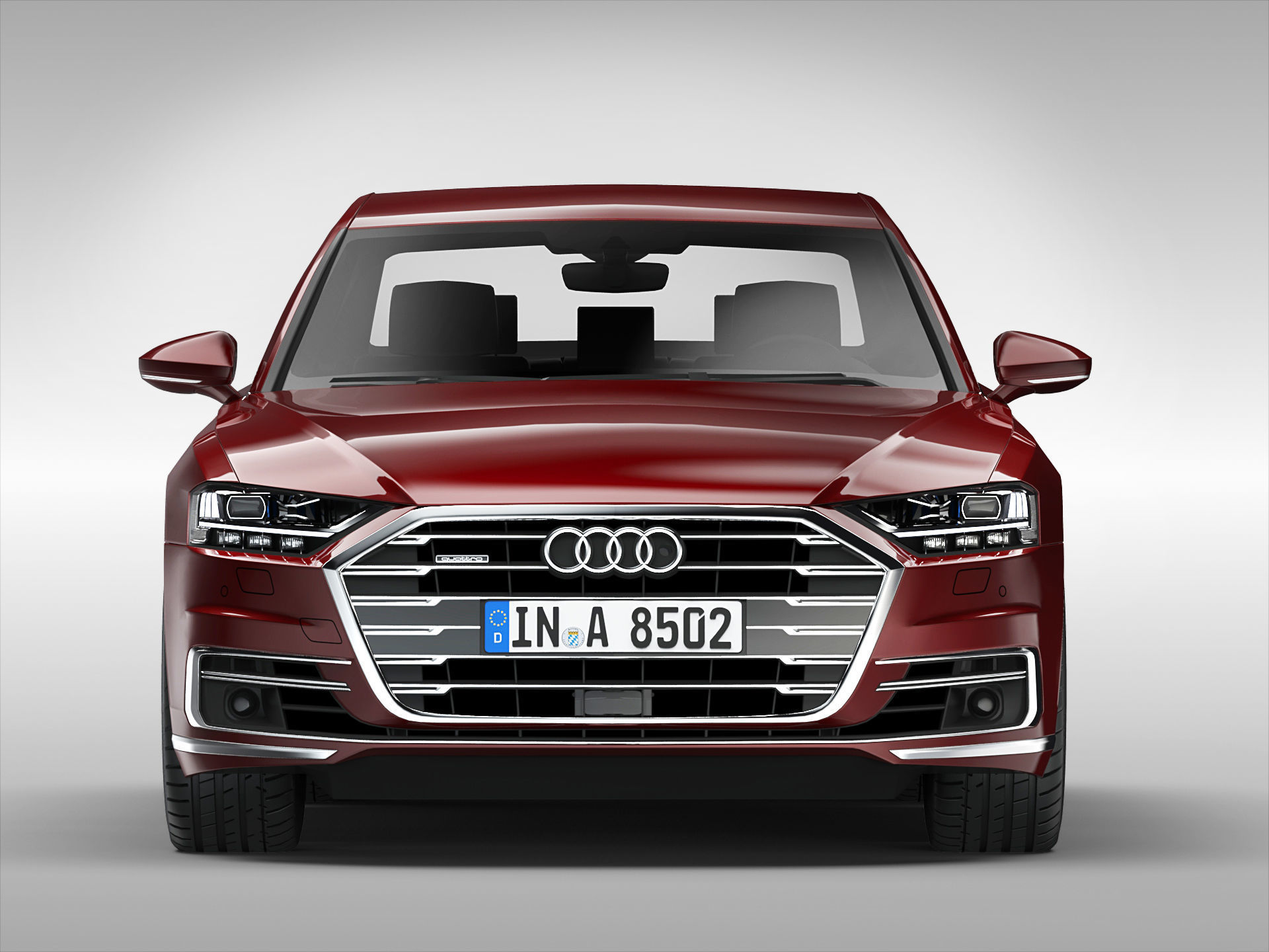 Audi A8 2018 3D model_4