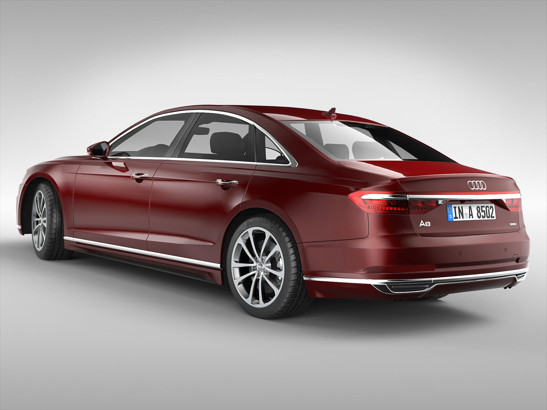 Audi A8 2018 3D model_1