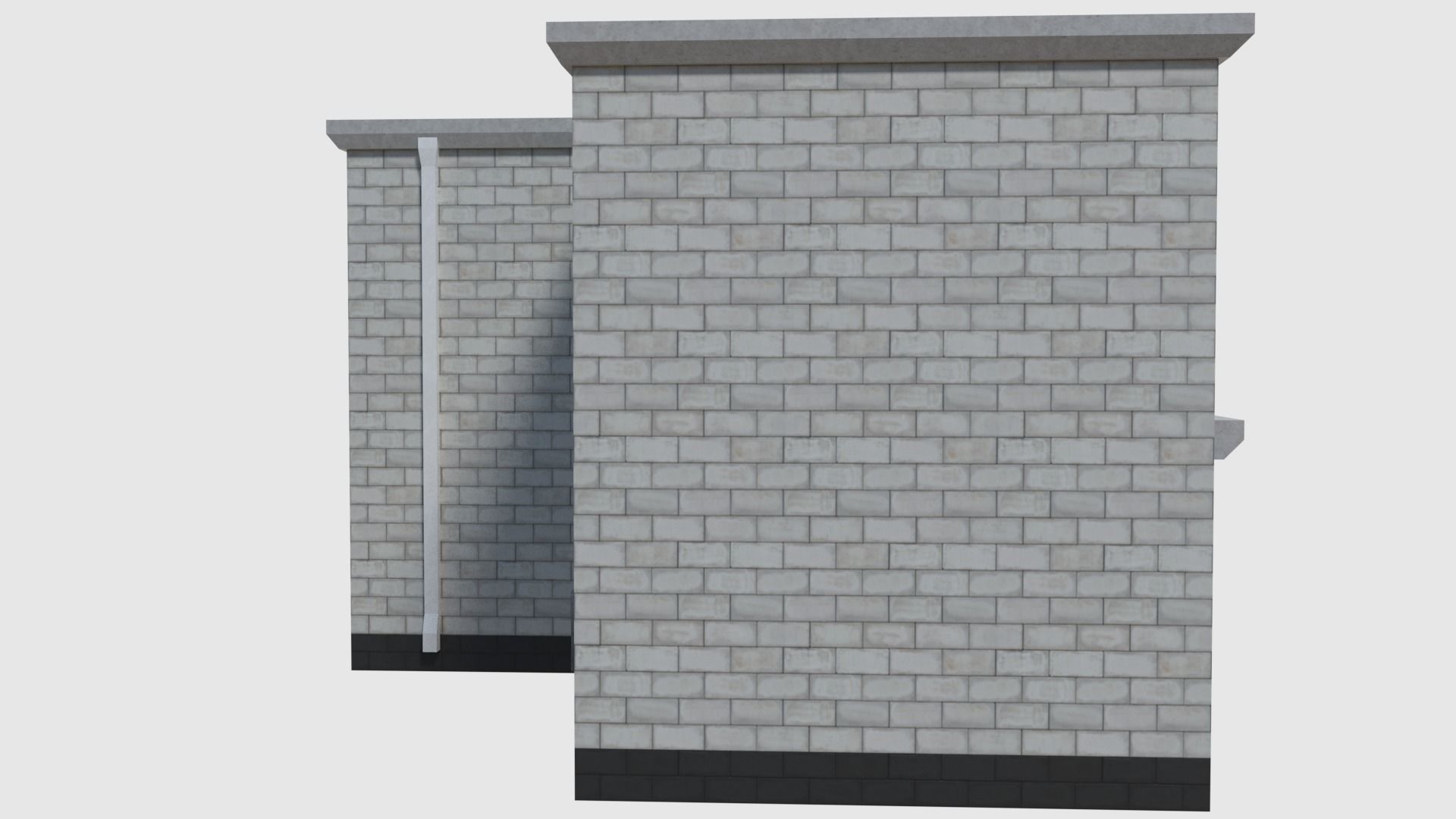 Corner Bank - Game Ready Low-poly 3D model_5