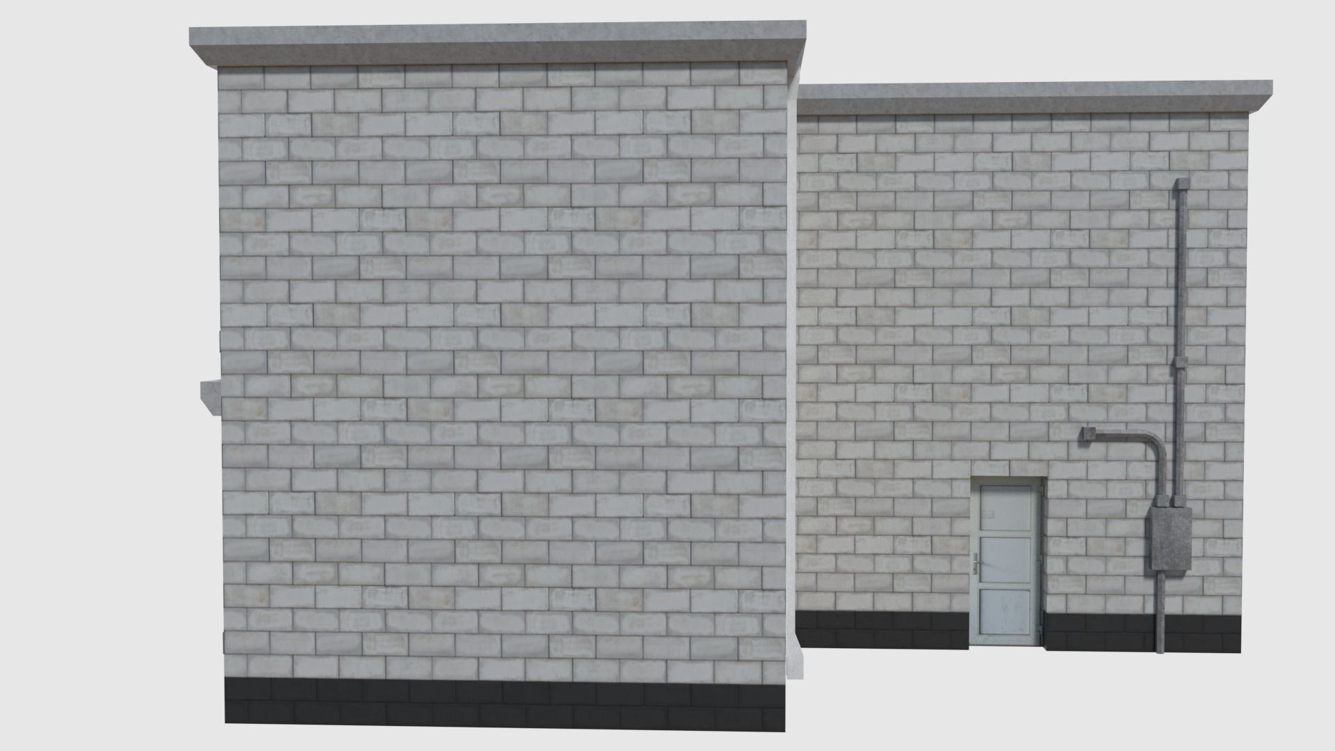 Corner Bank - Game Ready Low-poly 3D model_3