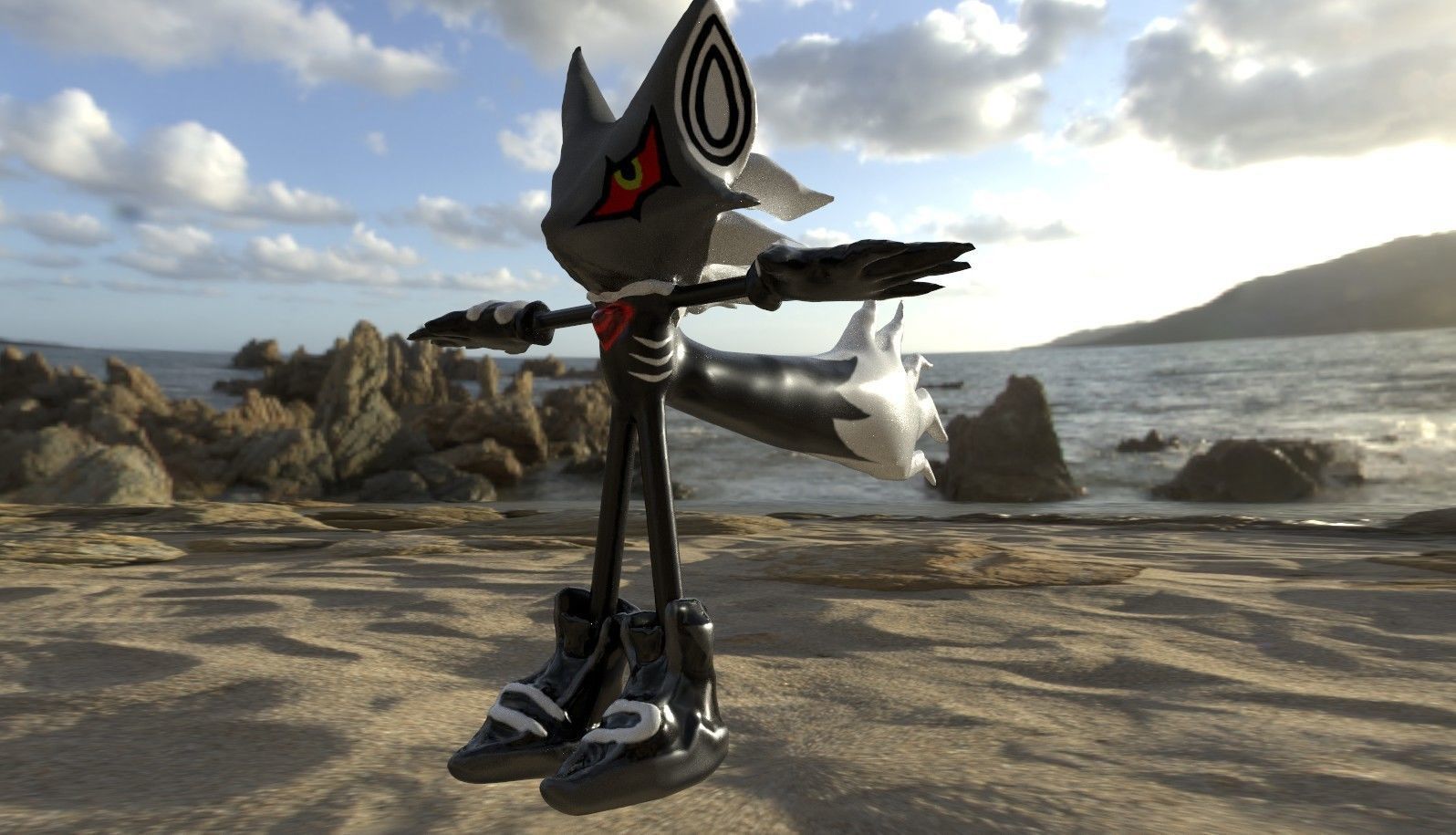 Infinite - Sonic Forces Character Free 3D model_3