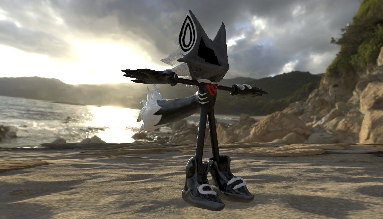 Infinite - Sonic Forces Character Free 3D model_2