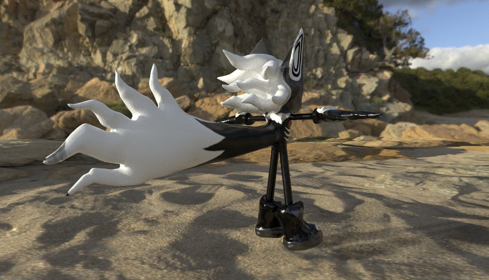 Infinite - Sonic Forces Character Free 3D model_5