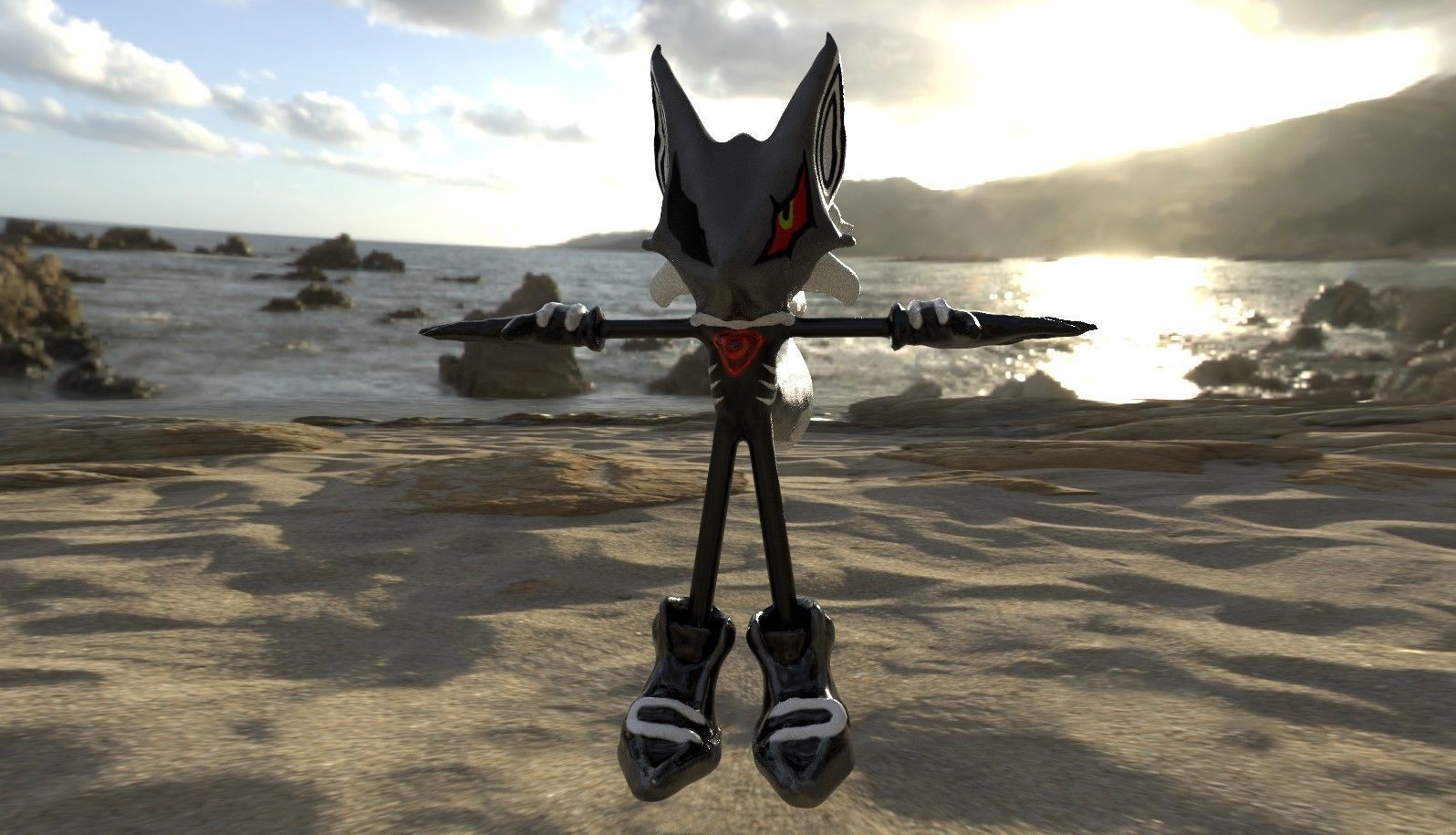 Infinite - Sonic Forces Character Free 3D model_4