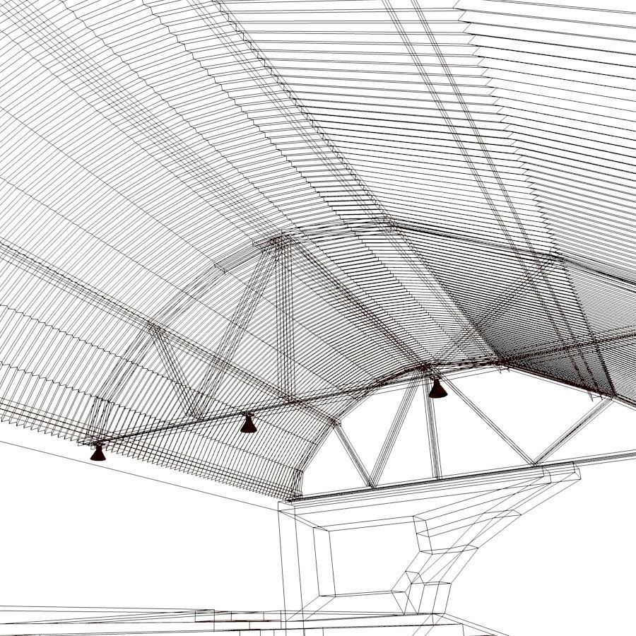 Bleachers 01 3D model_15