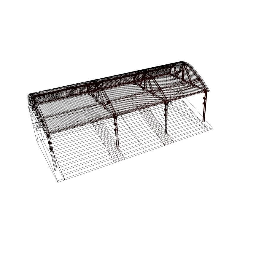 Bleachers 01 3D model_19