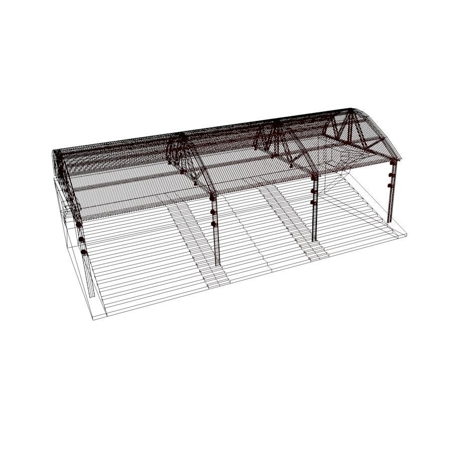 Bleachers 01 3D model_20