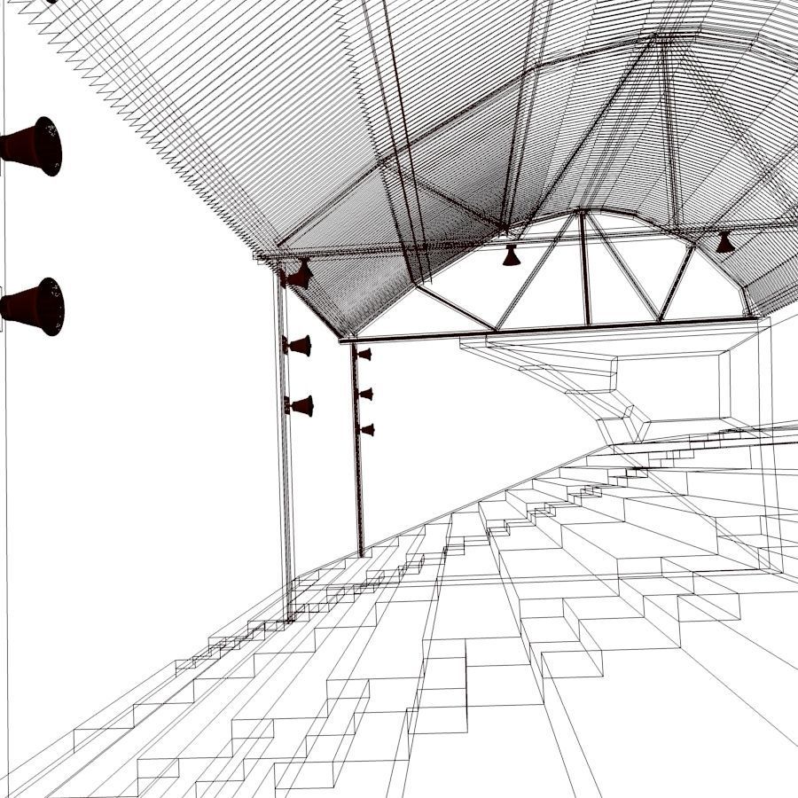 Bleachers 01 3D model_23