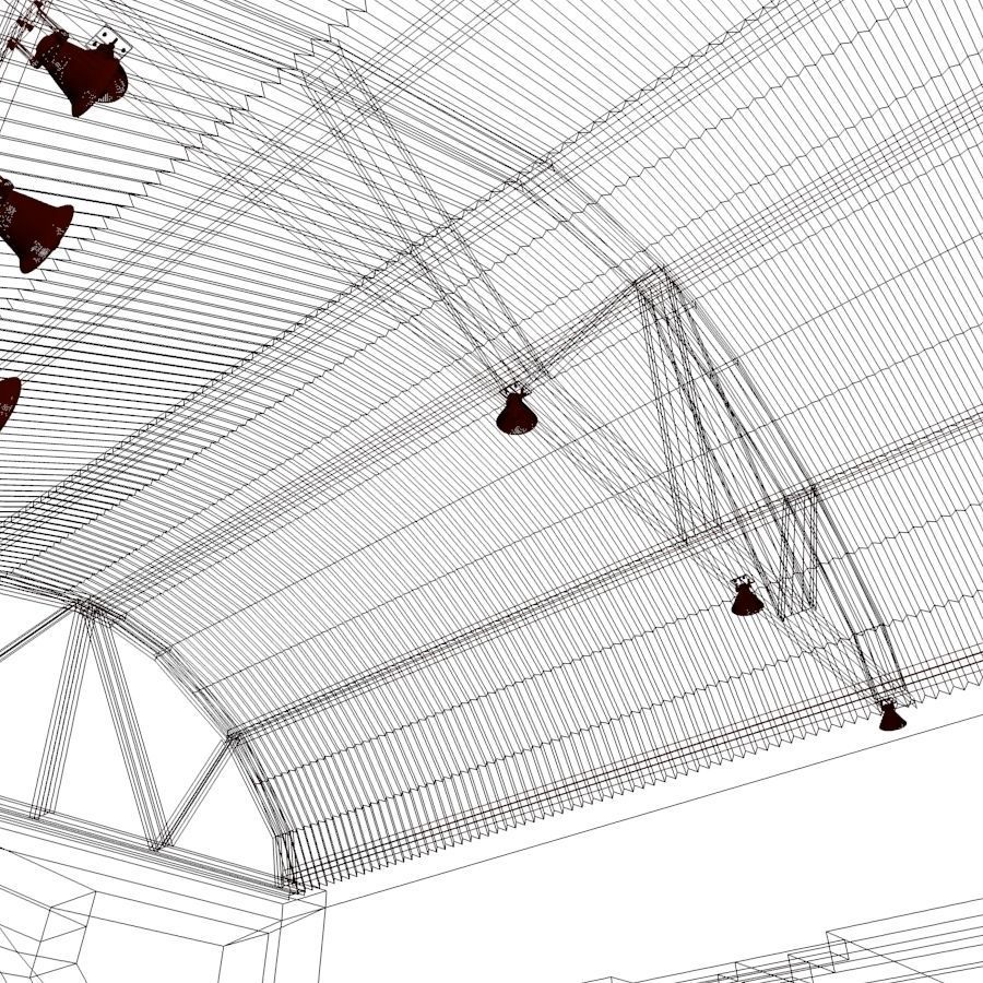 Bleachers 01 3D model_17