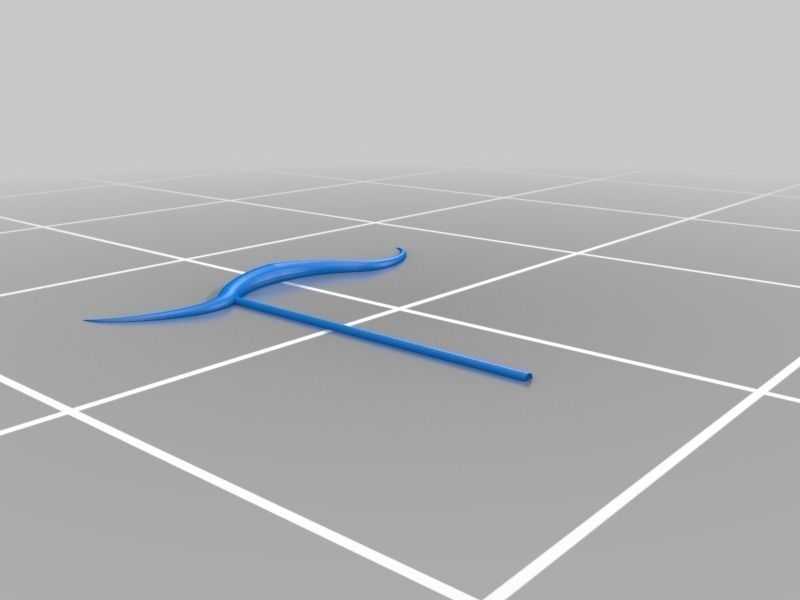 Mustache bow and arrow Free 3D print model_1
