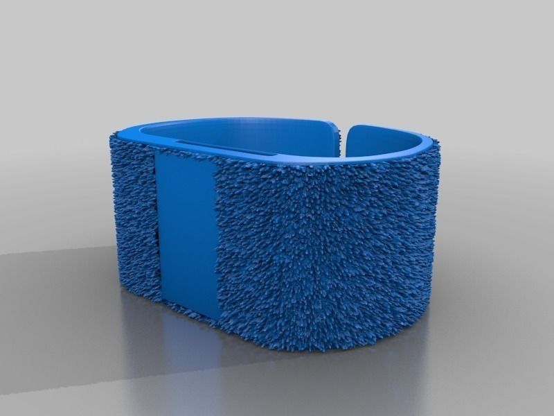 FUZZY WATCH BAND FILAFLEX ELASTIC FILAMENT Free 3D print model_2