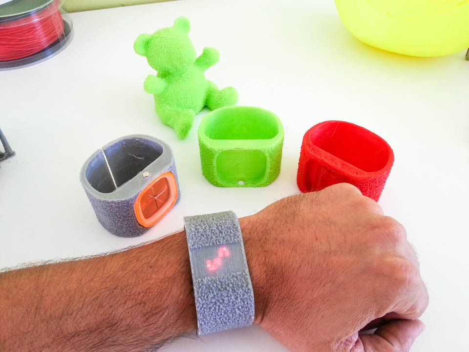 FUZZY WATCH BAND FILAFLEX ELASTIC FILAMENT Free 3D print model_7