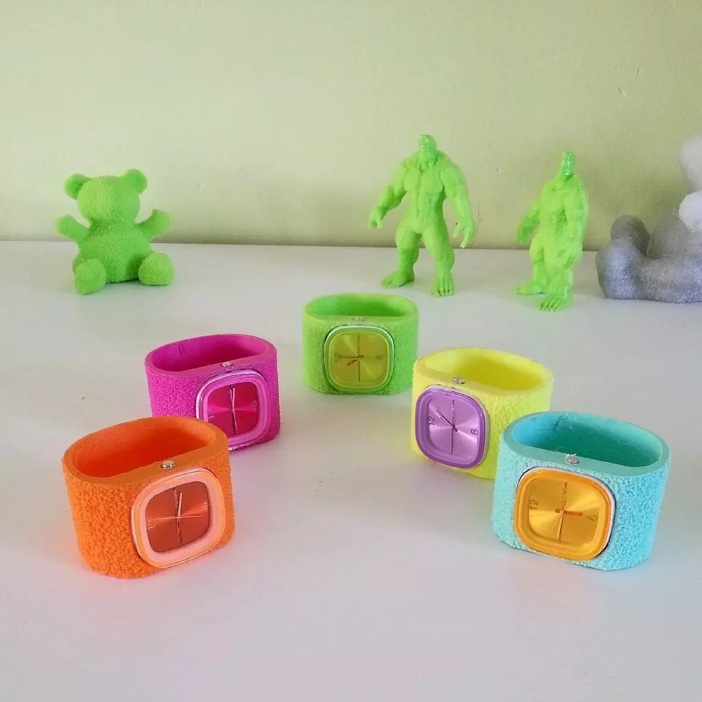 FUZZY WATCH BAND FILAFLEX ELASTIC FILAMENT Free 3D print model_0