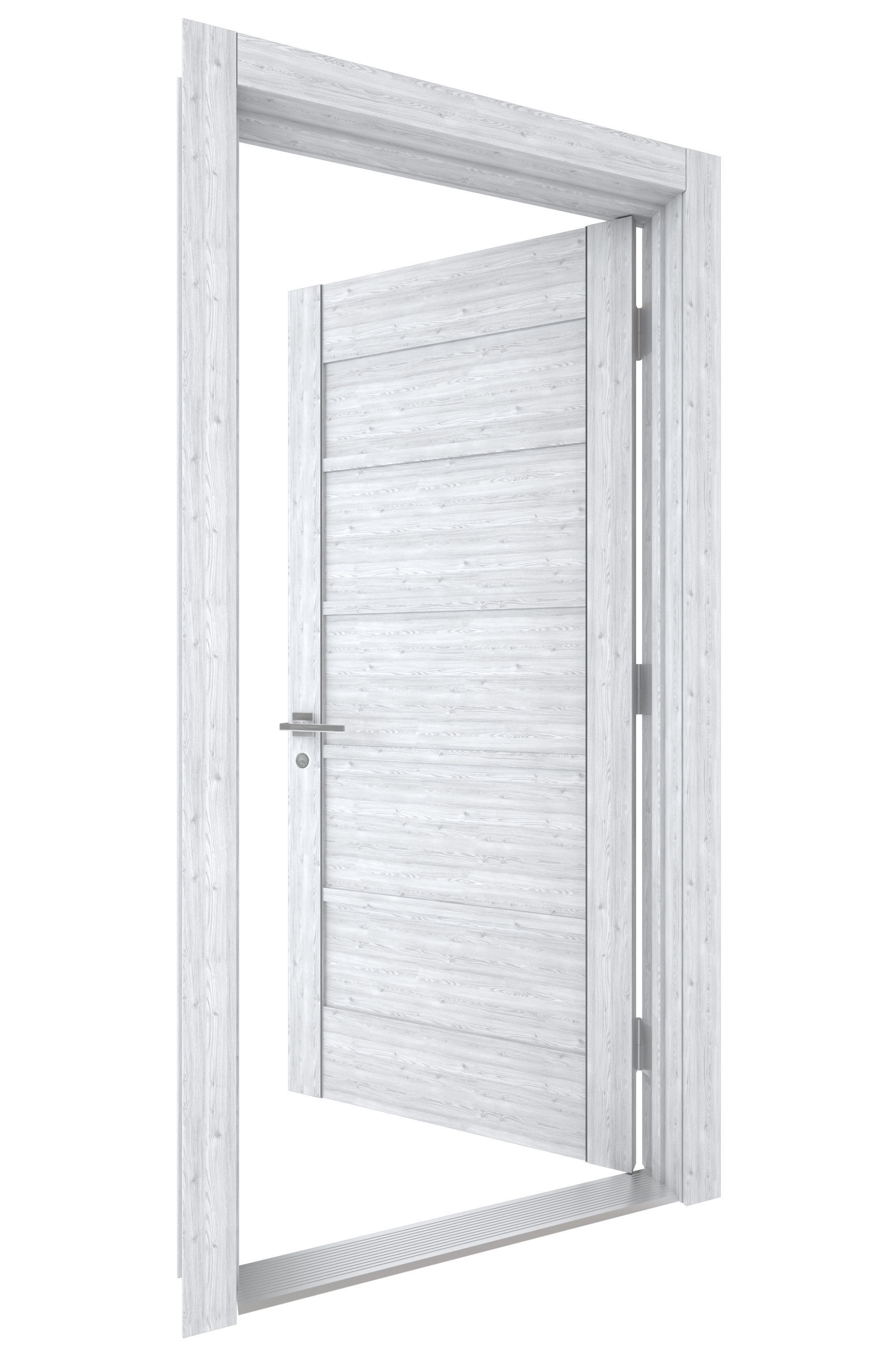Door-049 wooden door 3D model_4