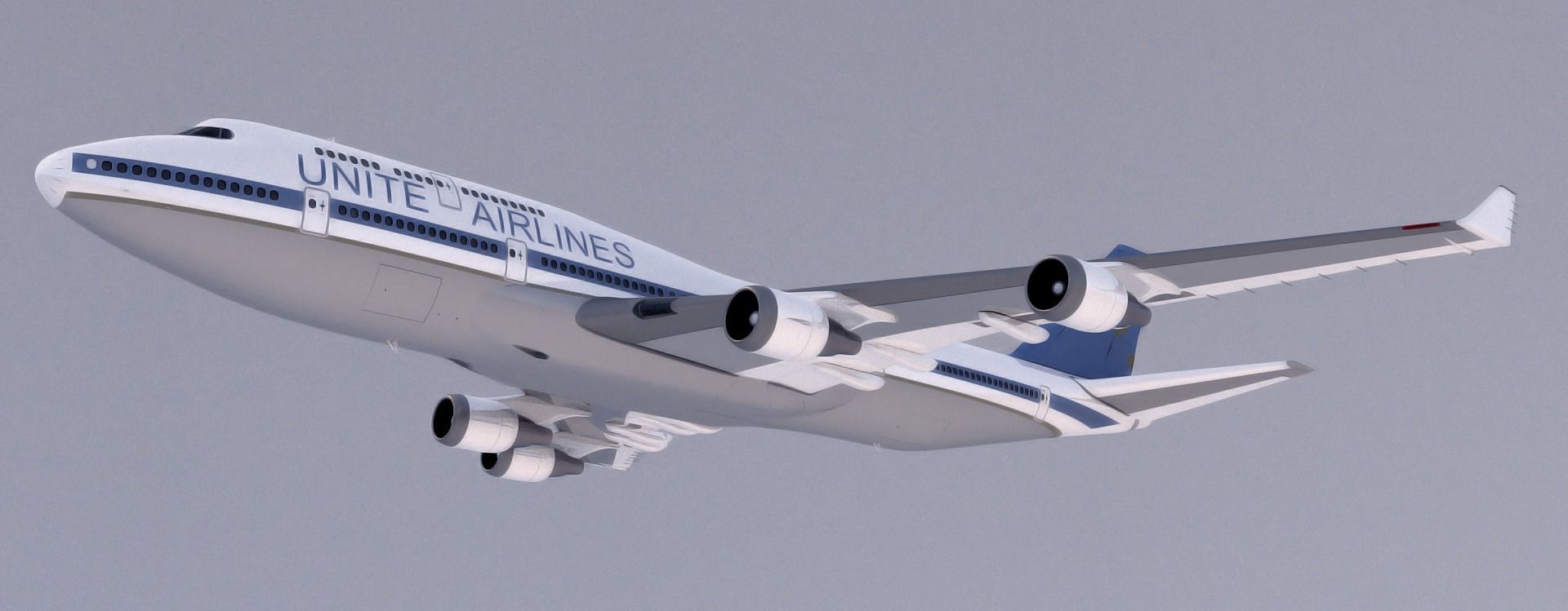 Boeing 747 3D model_2