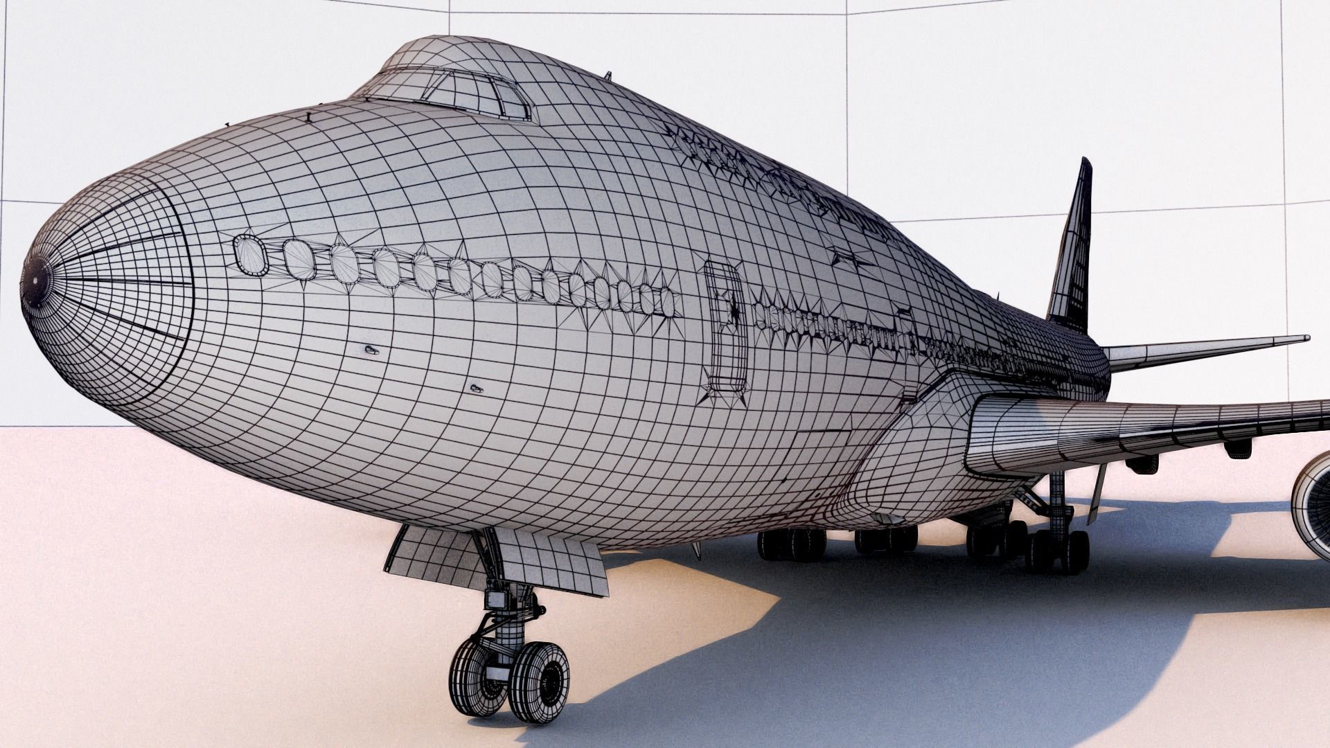 Boeing 747 3D model_14
