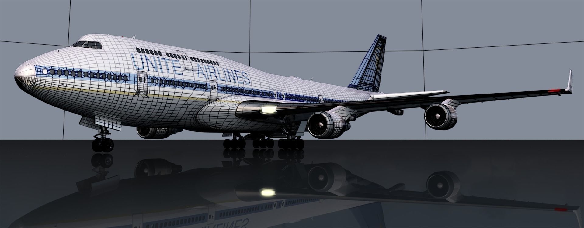 Boeing 747 3D model_22