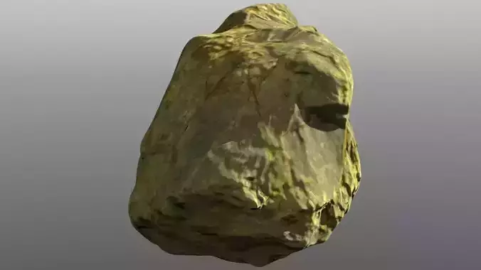 Rock low poly 3D model Low-poly 3D model