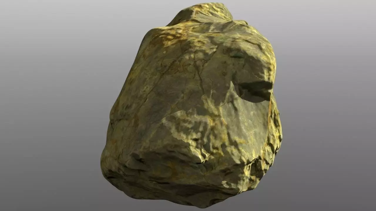 Rock low poly 3D model Low-poly 3D model_0