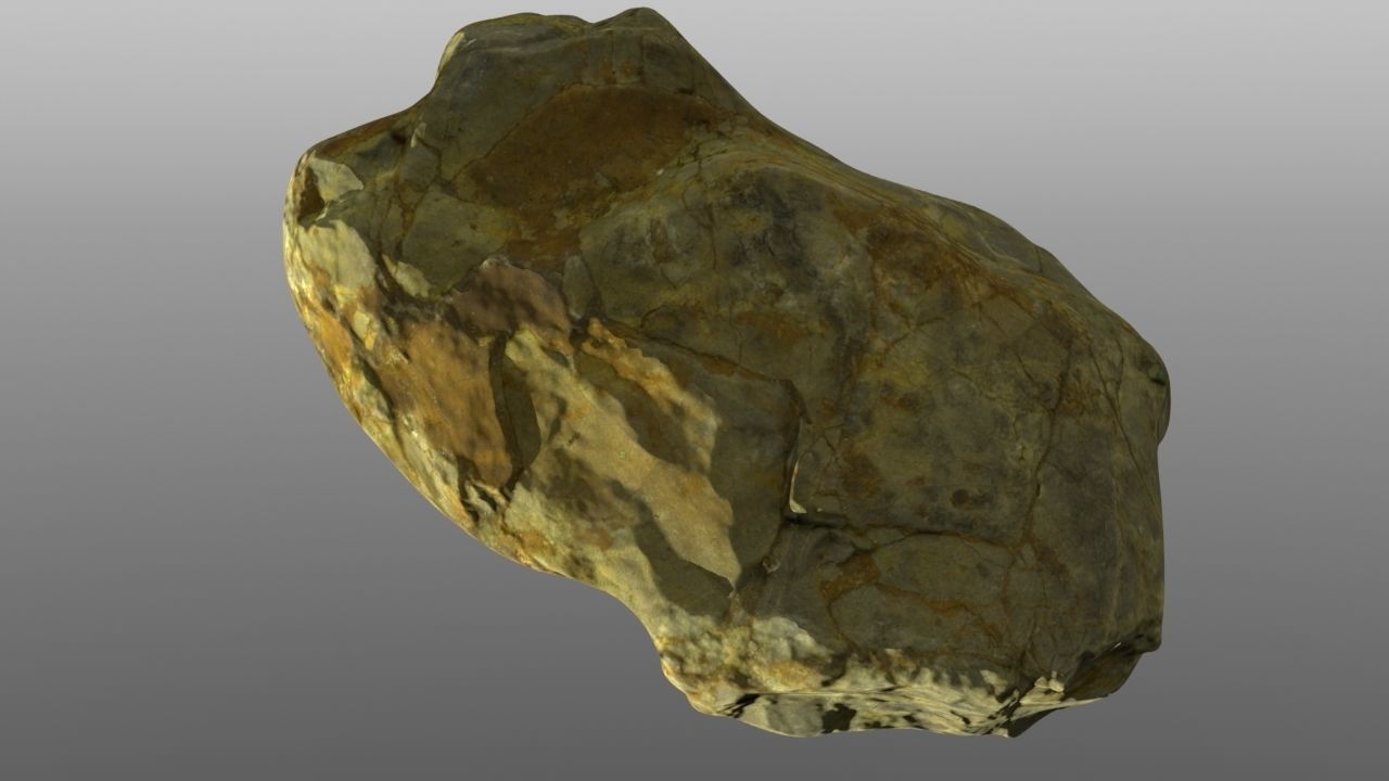 Rock low poly 3D model Low-poly 3D model_2