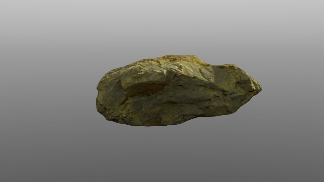 Rock low poly 3D model Low-poly 3D model_9