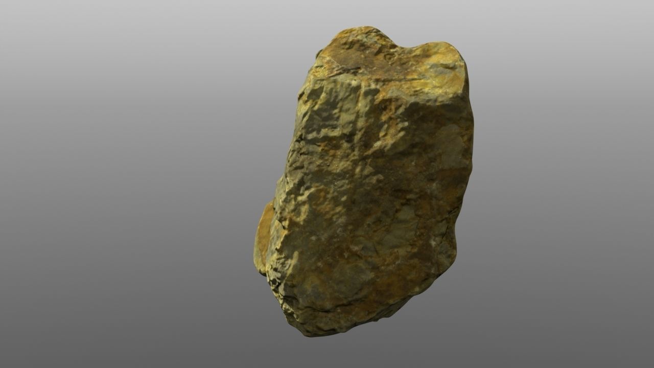 Rock low poly 3D model Low-poly 3D model_3