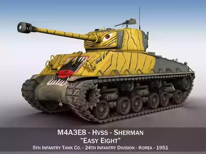 M4A3E8 Sherman - Easy Eight - Korea
