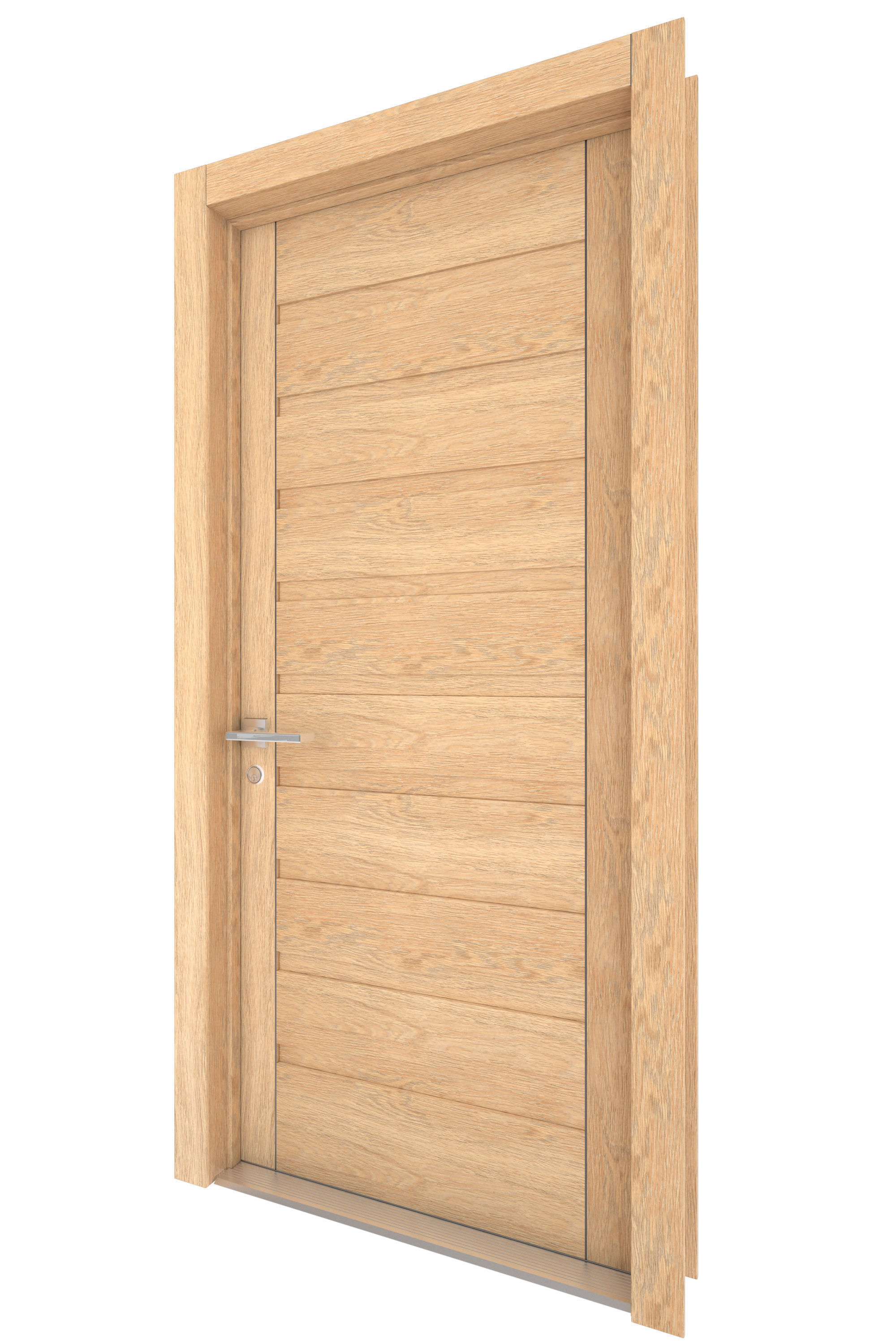 Door-050 wooden door 3D model_2