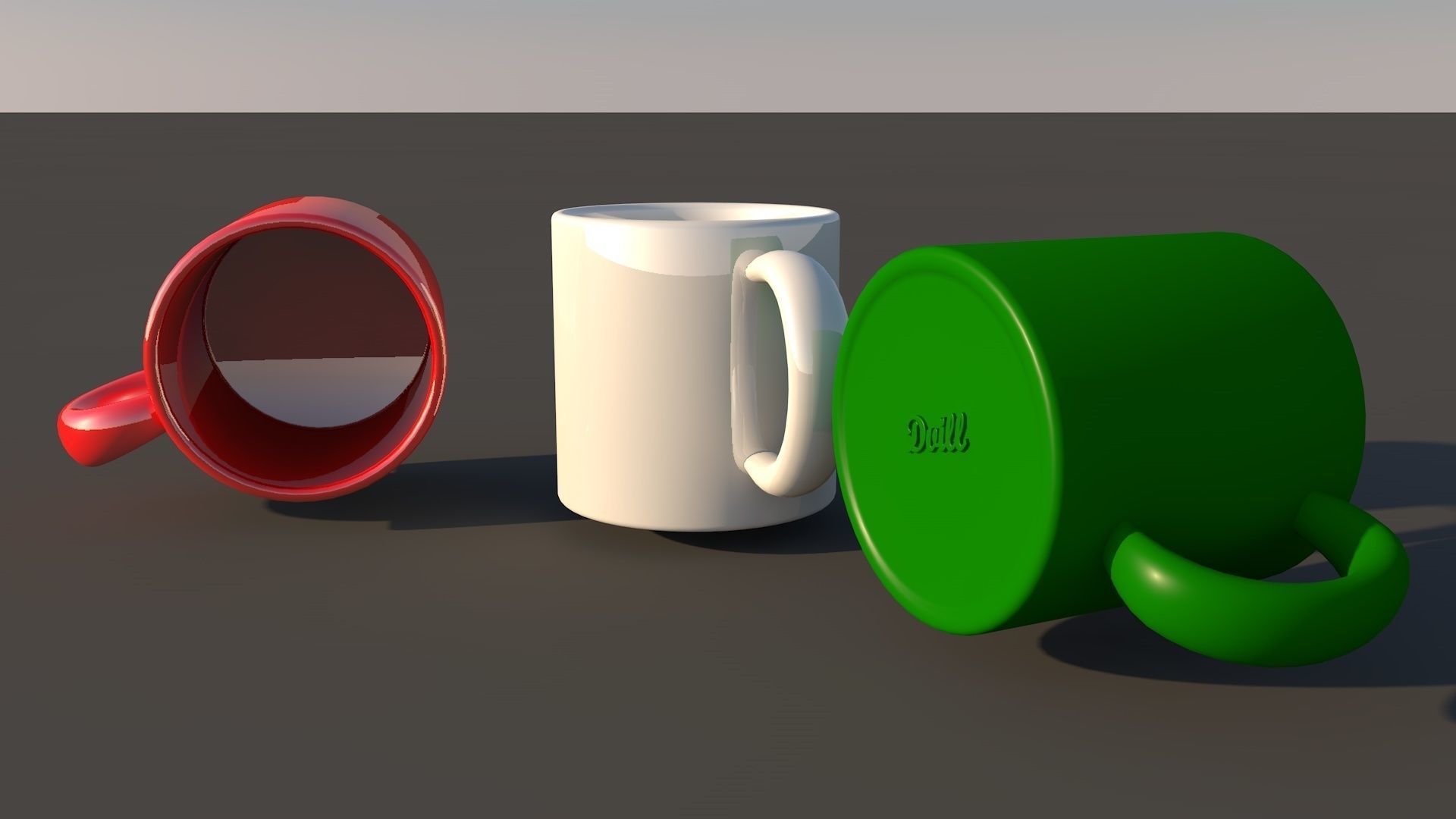 Cup for Coffee Free 3D model_2