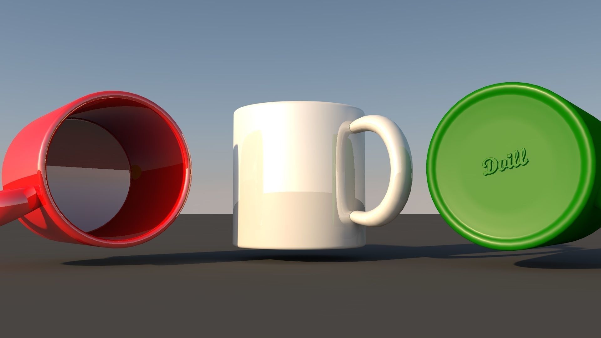 Cup for Coffee Free 3D model_1