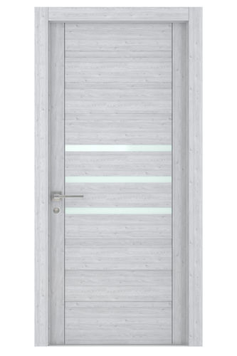Door-058 modern front door with glass panel 3D model